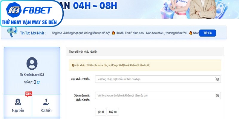Rút tiền f8bet về ngân hàng có nhiều ưu thế khiến người chơi tin chọn