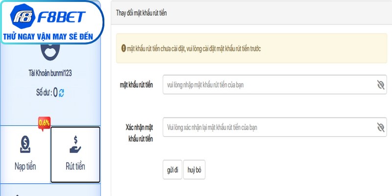 Những lưu ý cần thiết khi rút tiền f8bet về ngân hàng